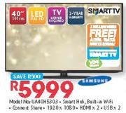 Samsung 40" Smart LED TV UA40H5303