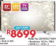 Hisense 55" LED TV LEDN55K370GPV