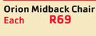Orion Midback Chair-Each