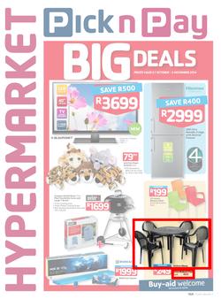 Pick n Pay Hyper : Big Deals ( 21 Oct - 02 Nov 2014 ), page 1