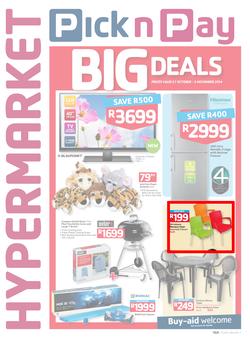 Pick n Pay Hyper : Big Deals ( 21 Oct - 02 Nov 2014 ), page 1