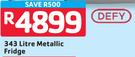 Defy 343L Metallic Fridge