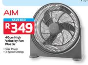 AIM 40cm High Velocity Fan Plastic