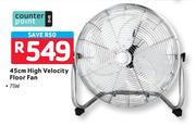 Counter Point 45cm 75W High Velocity Floor Fan