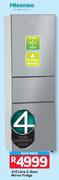 Hisense 310L 3-Door Mirror Fridge