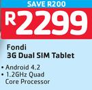 Fondi 3G Dual SIM Tablet