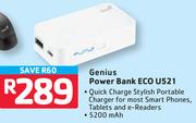 Genius Power Bank ECO U521