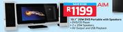 Aim 10.1" 20W DVD Portable with Speakers