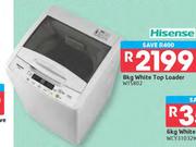 Hisense 8kg White Top Loader-WTS802