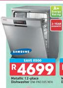 Samsung Metallic 12-Place Dishwasher-DW-FN310T/XFA