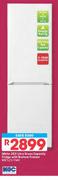 KIC White 263ltr Fridge With Bottom Freezer-KBF525/1WH