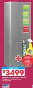 KIC Metallic 336ltr Fridge With Bottom Freezer-KBF634/1ME