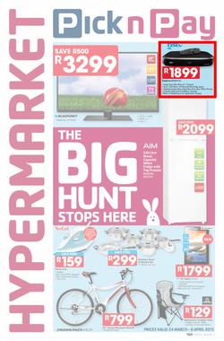 Pick n Pay Hyper : Big Hunt (24 Mar - 06 Mar 2015), page 1