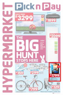 Pick n Pay Hyper : Big Hunt (24 Mar - 06 Mar 2015), page 1