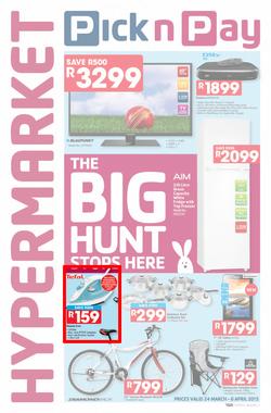 Pick n Pay Hyper : Big Hunt (24 Mar - 06 Mar 2015), page 1
