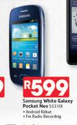 Samsung White Galaxy Pocket Neo S53101