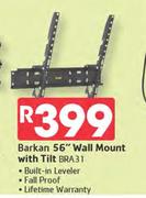 Barkan 56" Wall Mount With Tilt BRA31