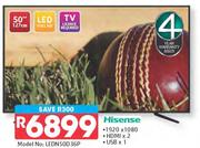 Hisense 50" Full HD LED TV LEDN50D36P
