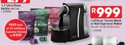 Caffeluxe 1260W Torino Black or Red Espresso Maker CN-ZO-1018/101R Each