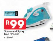 Counter Point 1200W Steam and Spray CPSI-200
