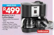 Mellerware Modena 3-in-1 Coffee Maker
