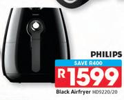 Philips Black Airfryer HD9220/20