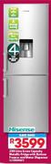 Hisense 299ltr Gross Capacity Metallic Fridge With Bottom Freezer And Water Dispenser-H2998MEWO
