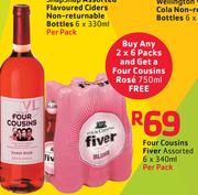 Four Cousins Fiver Assorted 6x340ml-Per Pack