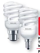 Philips PH 12W BC Or ES Tornado Energy Saver WW Or CW-Each