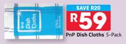 Pnp Dish Cloths-Per 5 Pack