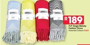 Pnp Single Melody Fashion Throw Assorted Colours-Each