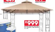 PnP Double Top Gazebo-3x3m