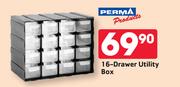 Perma Products 16-Drawer Utility Box