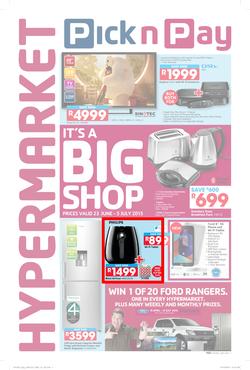 Pick n Pay Hyper WC :  Big Shop (23 Jun - 05 Jul 2015), page 1