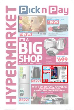 Pick n Pay Hyper WC :  Big Shop (23 Jun - 05 Jul 2015), page 1