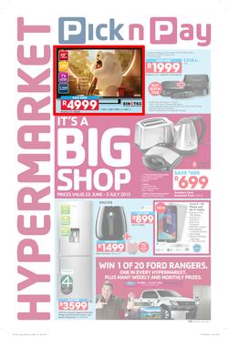Pick n Pay Hyper WC :  Big Shop (23 Jun - 05 Jul 2015), page 1
