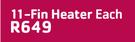 AIM 11-Fin Heater-Each