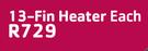 AIM 13-Fin Heater-Each