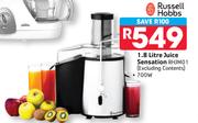 Russell Hobbs 700W 1.8ltr Juice Sensation RHJM01(Excluding Contents)