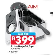 Aim 3Ltr 2200W Deep-Fat Fryer ADF-8502