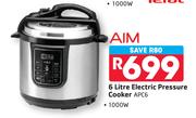 Aim 6Ltr 1000W Electric Pressure Cooker APC6