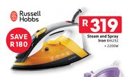 Russell Hobbs 2200W Steam and Spray Iron RHI292