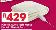 Pure Pleasure Double Fleece Electric Blanket-Each