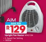 AIM 1800W Upright Fan Heater AFH215N