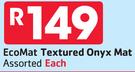 EcoMat Textured Onyx Mat Assorted-Each