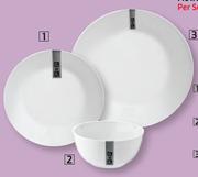 PnP 27Cm Porcelain White Rim Dinner Plate-Each