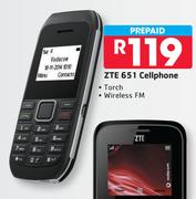 ZTE 651 Cellphone Torch Wireless FM
