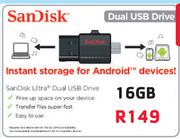 Sandisk Dual USB Drive 16GB