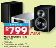 AIM Micro 40W DVD Hi-Fi ADVM200