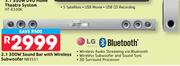 LG 2.1 300W Sound Bar With Wireless Subwoofer NB3531